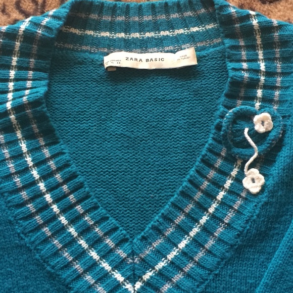 Zara Basic Knit V-Neck Sweater - Picture 4 of 4